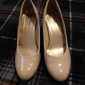 Nude heels, size 9.5
